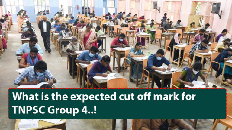 What is the expected cut off mark for TNPSC Group 4