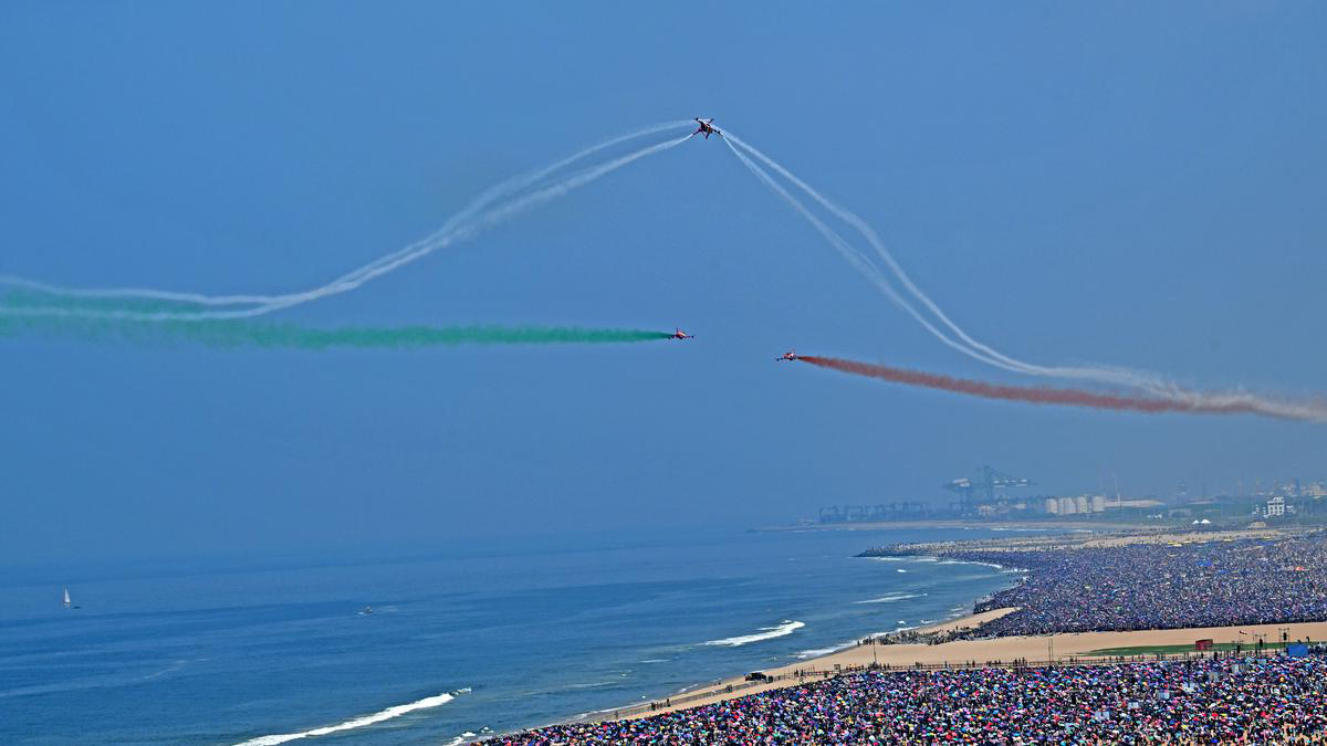 During the flight adventure that took place at the Marina beach